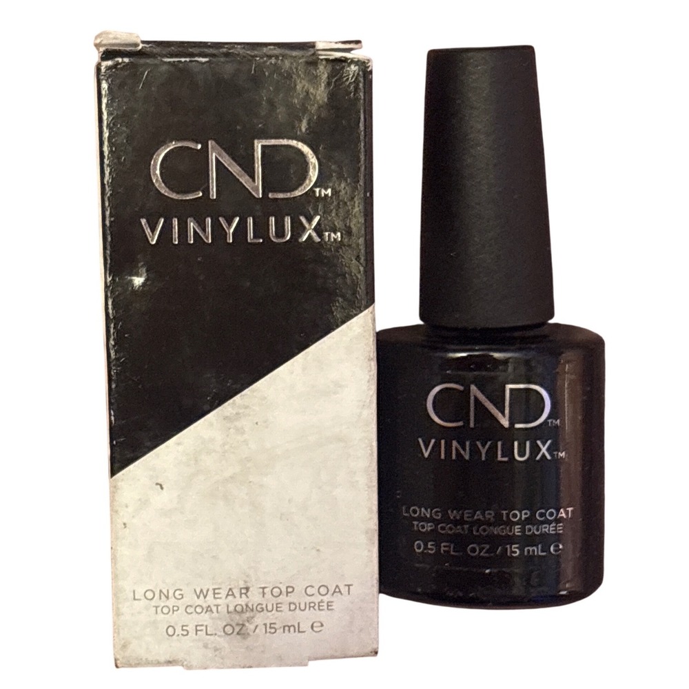 NEW CND Vinylux Long‎ Wear Top Coat Nail Polish 0.5 oz 15 mL